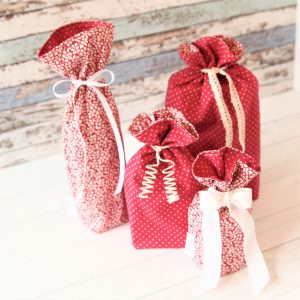Geschenke nachhaltig verpacken Rote Ranke I Starterset