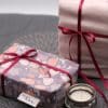 Geschenkbeutel aus Stoff Herzblatt rose