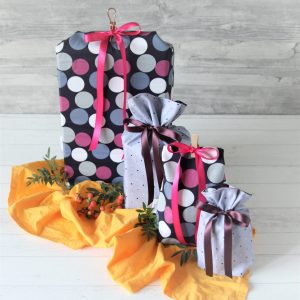 Geschenkbeutel Purple Konfetti