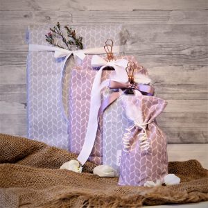 Geschenkbeutel Wabe rosé
