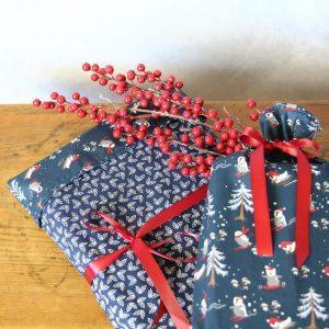 Geschenkbeutel Schlittenfahrt