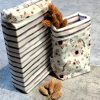 Geschenkbeutel mit dem Muster Rotkehlchen, Frühling