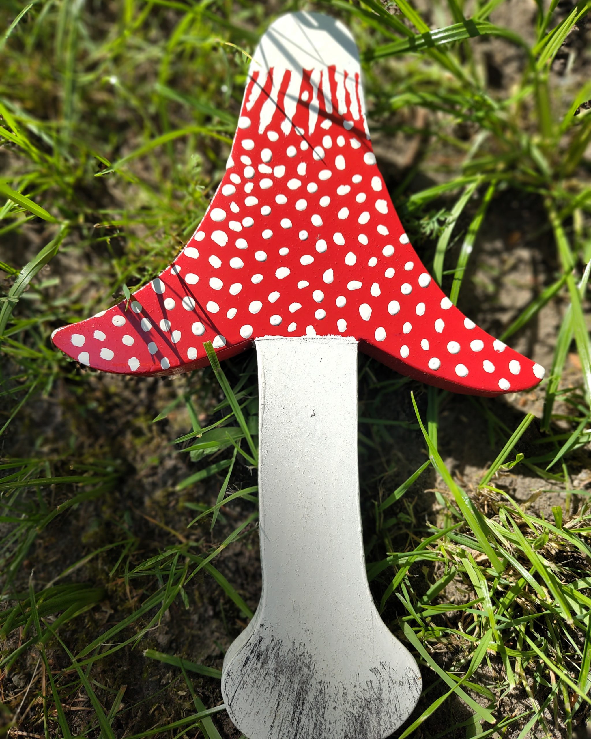 Fliegenpilz aus Holz