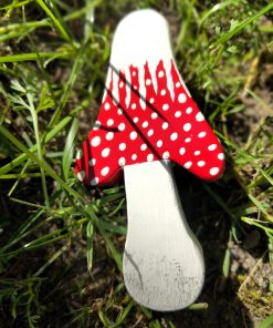 Fliegenpilz aus Holz
