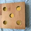 Teelichhalter aus Buchenholz