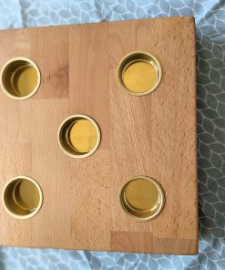 Teelichhalter aus Buchenholz