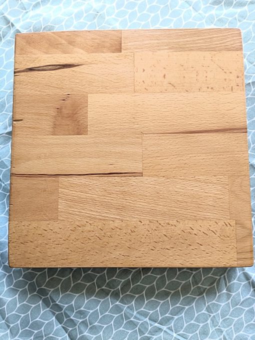 Teelichhalter aus Buchenholz für 5 Teelichter