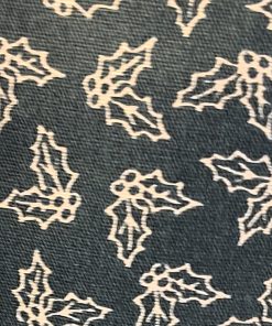 Waldgeflüster, Weihnachtsmotiv mit Waldtieren in blau und innen grüne Blätter