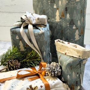 Winterwonderland nachhaltige Geschenkverpackungen für Weihnachten