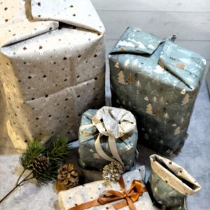 wiedervendbare Geschenkbeutel aus Stoff