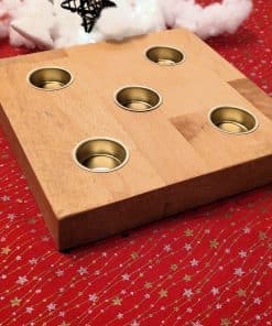 Teelichthalter aus Holz