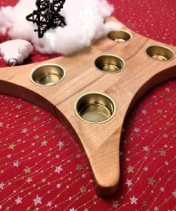 Teelichthalter aus Holz