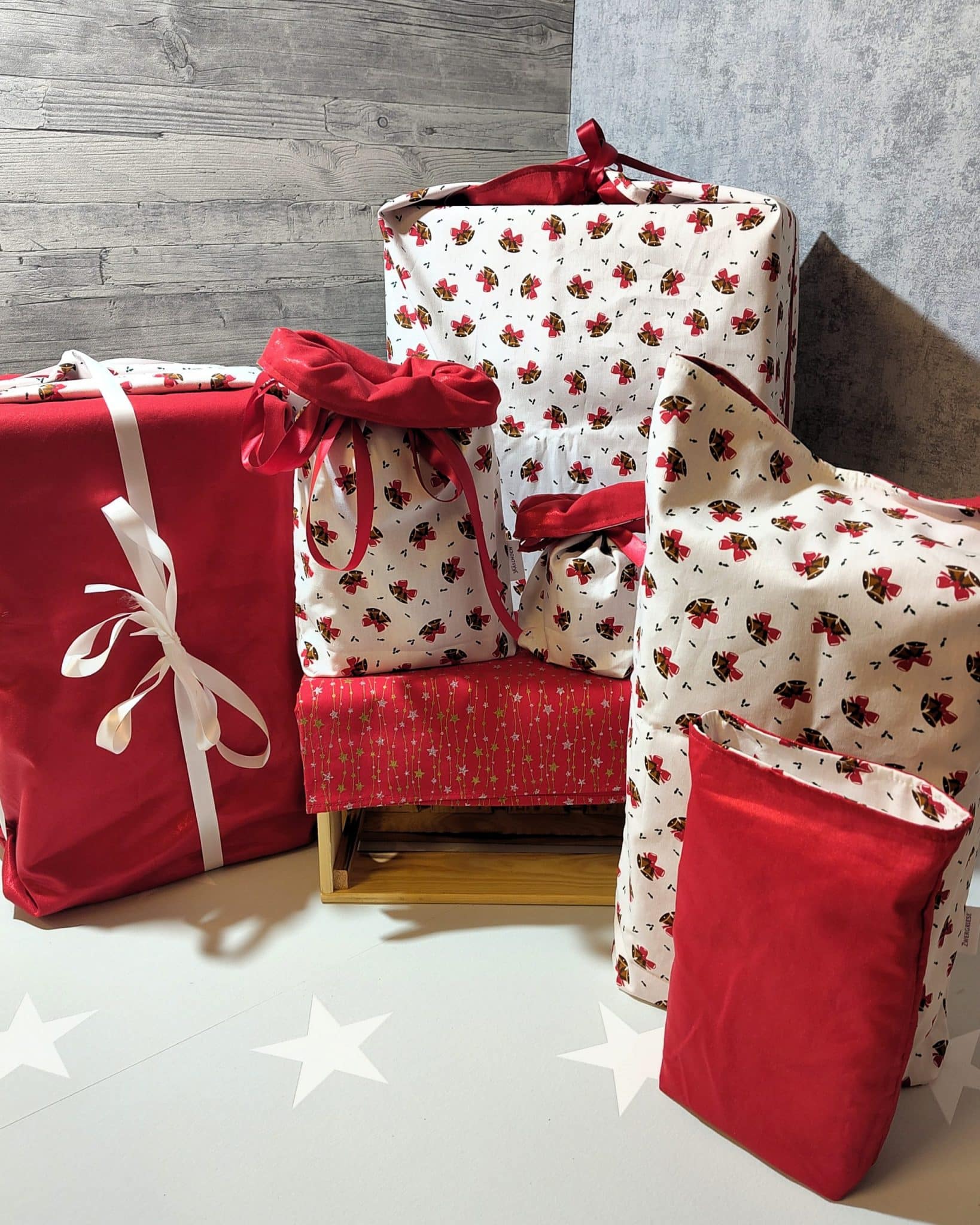 Geschenkverpackung für Weihnachten ohne Müll