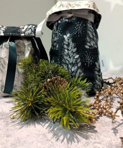 nachhaltige Geschenkbeutel aus Stoff für Weihnachten