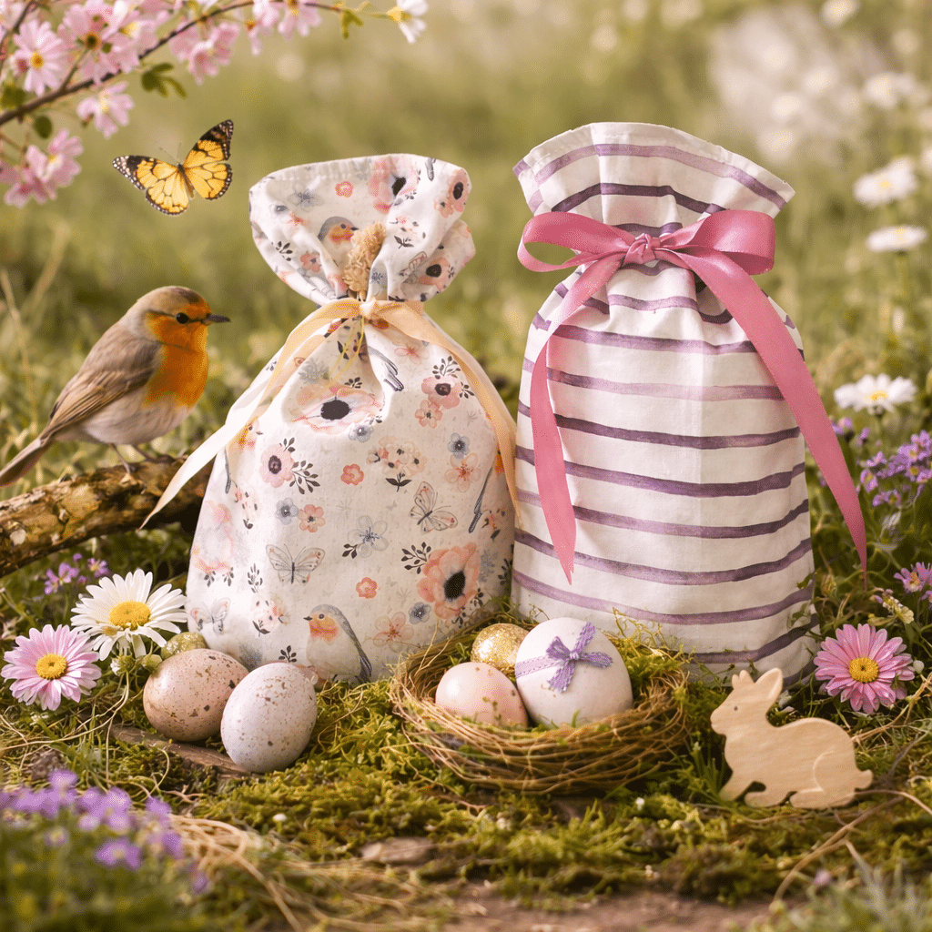 Geschenkbeutel als Alternative zu Geschenkpapier